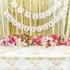 Sparkle and Bash 146-Piece Serves 24 Bridal Party Supplies - Plates, Napkins, Cups, Cutlery, Banner & Tablecloth - 2 of 4