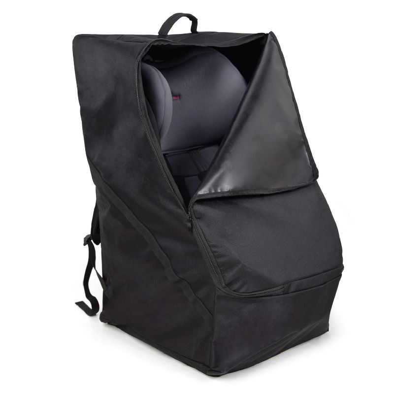 Belle Backpack Car Seat Travel Bag, Black, 1 of 8