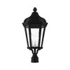 Livex Lighting Morgan 3 - Light Post Light in  Textured Black - 3 of 3