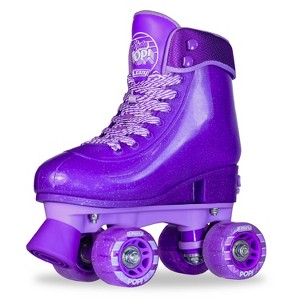 Crazy Skates Adjustable Roller Skates For Girls - Glitter Pop Collection - Size Adjustable To Fit Four Sizes - 1 of 1