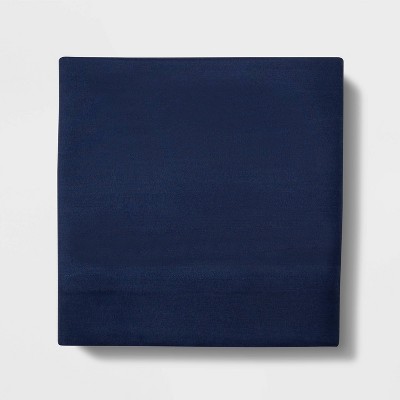 Photo 1 of  2pack Full Solid Flat Sheet Separates Navy - Pillowfort&#8482;Pillowfort quenn Marine Blue Solid Microfiber Flat Sheet