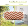 Majestic Home Goods,Bolster Pillow Chevron - 4 of 4
