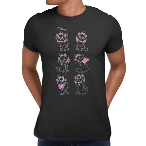 Disney Aristocats Men's Marie Pink Leopard Color Pop T-Shirt : Target