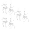 Melrose Bubbled Deer Ornament (Set of 6) - 3 of 4