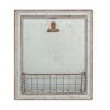15.2" x 13.2" Rustic Galvanized Metal Magnetic Memo Board Silver - Stonebriar Collection - image 2 of 4