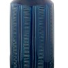 Blue Etched Terra Cotta Vase – 10.5"H – Decorative Indoor Vase By Melrose - 3 of 3