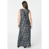 Roaman's Women's Plus Size Petite Ultrasmooth Fabric Sleeveless Maxi Dress - 3 of 4