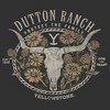 Men's Yellowstone Cow Skull and Flowers Protect The Family T-Shirt - 2 of 3