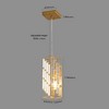Maliang 4" Modern Crystal Pendant Light - 3 Pack, with Crystal Prism Design for Dining Room, Kitchen Island, and Living Room - 2 of 4