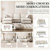 Chenille Sectional Sofa with Ottoman, U Shaped Modular Couch, Cloud Sleeper with Pillows, 5 Seat - 4 of 4