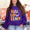 Simply Sage Market Women's Graphic Sweatshirt Halloween Lightning Bolt Colorful - 2 of 4