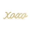 Cheung's Milena Cast Iron Gold Finish Table Décor - XOXO - 2 of 4