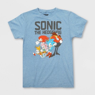 Girls Sonic The Hedgehog Short Sleeve Graphic T Shirt Blue Target - roblox metal sonic shirt