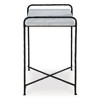 Signature Design by Ashley Ashber Marble Top Accent Table, White & Black - image 4 of 4