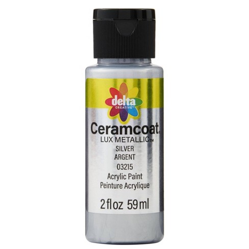 Delta Creative™ Ceramcoat® Acrylic Paint - Metallic Silver, 2 fl oz - Ralphs