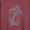 Women's - Instant Message - Mushroom Celestial Lightweight French Terry Wide Neck Long Sleeve Graphic Shirt - 2 of 4