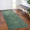 Fluffy Runner Rug Soft Shag Plush Area Rug Non-Slip Nursery Dorm Fuzzy Bedside Rug Kids Room Home Decor Tie-Dye - 4 of 4