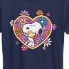Women's - Peanuts - Hug Heart Flower Short Sleeve Graphic T-Shirt - 2 of 4