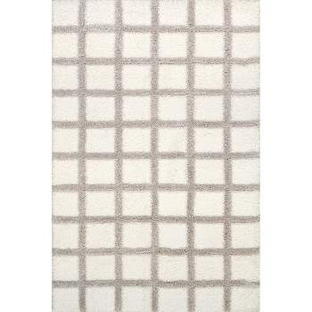 nuLOOM Christabel Checkered High-Low Shag Area Rug