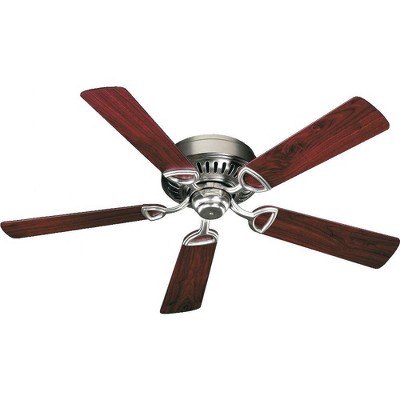 Quorum Lighting Medallion 52 5-Blade Satin Nickel Ceiling Fan