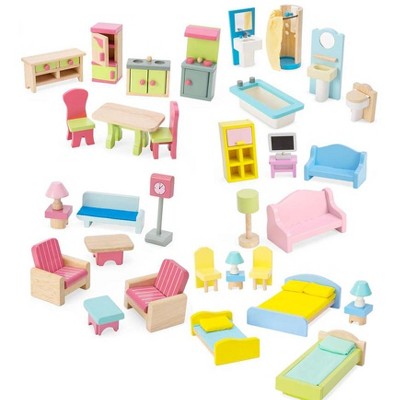 HearthSong 35-Piece Dollhouse Furniture for kids