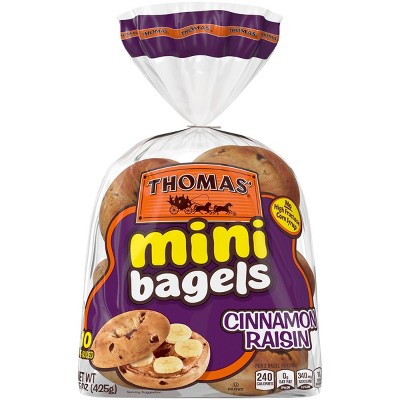 Thomas' Cinnamon Raisin Mini Bagels - 18oz