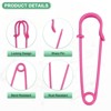Unique Bargains Sewing Upholstery Spring Lock Blanket Bulk Large Safety Pins 30 Pcs - 2 of 4