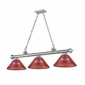 Z-Lite Cordon 3 - Light Chandelier in  Brushed Nickel - 1 of 2