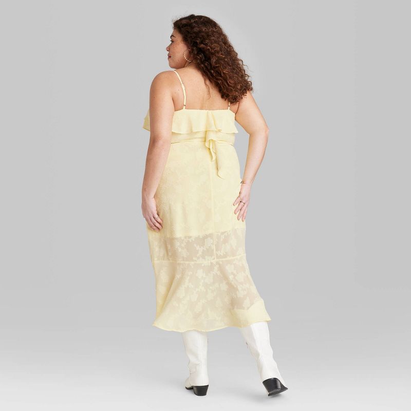 Women's Ruffle Midi Dress - Wild Fable™, 4 of 11
