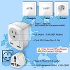 DOMETOUR Travel Plug Adapter International Power Outlet Travel Accessories - 2 of 4