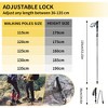 Naturehike Trekking Poles Folding 2-Piece Set Hiking Sticks Carbon+Aluminum 190g Each Walking Poles Climbing Lightweight Hiking Compact Outdoor Unisex - 3 of 4