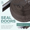 HOME INTUITION - 396 Inch Weather Stripping Window Door Seal Strip 33 Feet Self Stick Weatherstrip Gap Draft Blocker - 4 of 4