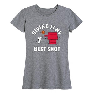 Women's - Peanuts - Peanuts Sports Short Sleeve Graphic T-Shirt - 1 of 4