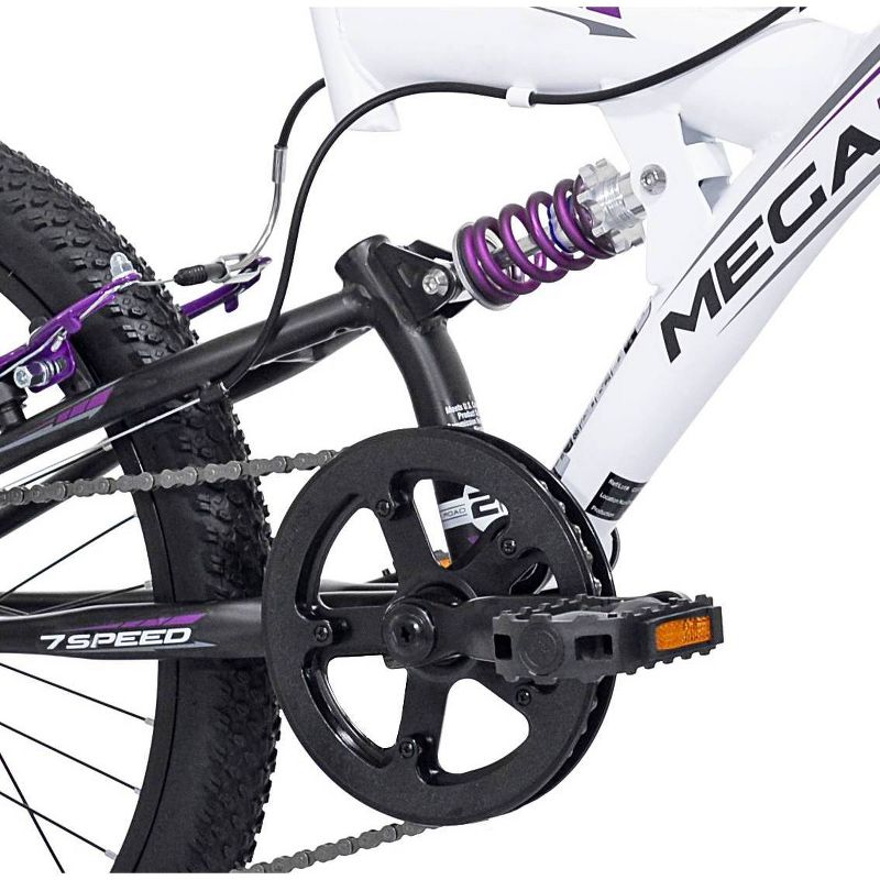 Kent Megaflex G 20&#34; Kids&#39; Bike - White/Purple, 6 of 11