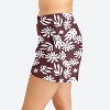 Calypsa Women's Plus Size Chlorine Resistant Classic Fit Swim Shorts With Panty - 2 of 2