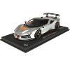 Ferrari SF90 XX Stradale Bianco Artico/Artic White with Black Top with DISPLAY CASE Ltd Ed to 320 pieces 1/18 Model Car by BBR - 4 of 4