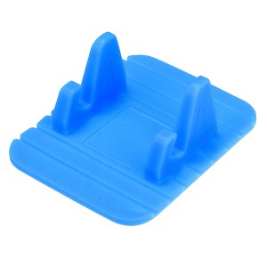 Unique Bargains Phone Holder for Car Dashboard Mat Rubber Pad Mobile Phone Mount Holder 4.33"x3.54"x1.69" - 1 of 4