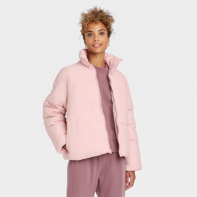 target hot pink puffer jacket