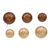 Kurt Adler 60-80 MM Shiny and Matte Gold and Bronze Mercury Glass Balls, 20-Piece Set - 4 of 4