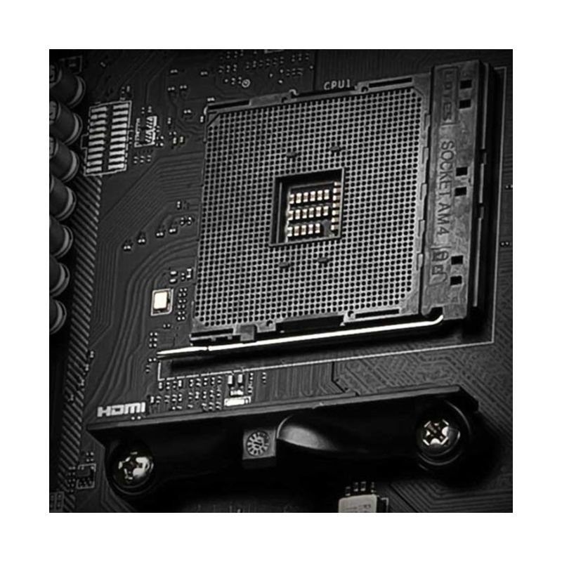 MSI B550M PRO-VDH WIFI Desktop Motherboard - AMD B550 Chipset - Socket AM4 - Micro ATX - 128 GB DDR4 SDRAM Maximum RAM - DIMM, UDIMM, 5 of 7