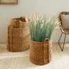Plum & Post Seagrass Round Baskets Large, Set Of 3 - 2 of 4