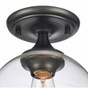 Elk Home Angie 1 - Light Semi-Flush Mount in  Matte Black - 2 of 3
