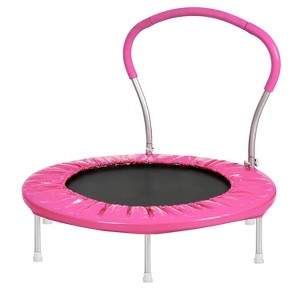 ELJGET 36" Kids Trampoline with Handle, 220lb Capacity, Indoor & Outdoor Mini Trampoline for Children - 1 of 4