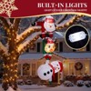 7.5FT Christmas Inflatable Decoration, Inflatable Hanging Santa & Reindeer & Snowman Blow Up Yard Decorations for Holiday Party Front Yard Lawn Garden - 3 of 4