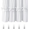 LunaLulinlk Ruffle Vintage Shower Curtain Boho Farmhouse Shower Curtain - 4 of 4