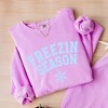 Simply Sage Market Women's Lightweight Garment Dyed Graphic Sweatshirt Freezin Season - 3 of 4