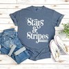 Simply Sage Market Women's Stars and Stripes Retro Short Sleeve Garment Dyed Tee - 3 of 4