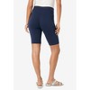 Roaman's Plus Size Everyday Essential Stretch Bike Shorts - 3 of 4
