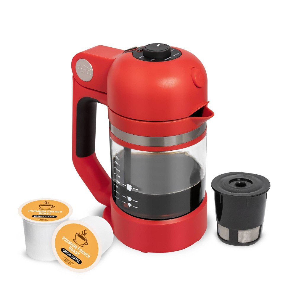 Vinci Housewares Micro Café Brewer Red