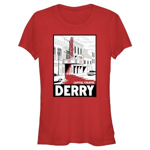 Juniors It: Welcome to Derry Capitol Theatre Trouble Poster T Shirt - 1 of 4